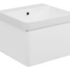 Gosmore 500mm Wall Hung 1 Drawer Basin Unit & 1TH Basin - Matt White