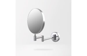 St Ioppolyts Round Cosmetic Mirror - Chrome