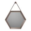 Kennett 500x433mm Hexagonal Mirror - Bronze