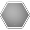 Turner 785x693mm Hexagonal LED Mirror
