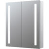 Bayford 600mm 2 Door Front-Lit LED Mirror Cabinet