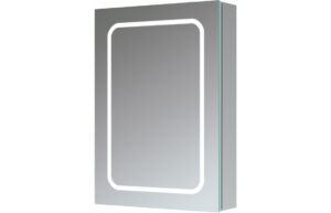Stanborough 500mm 1 Door Front-Lit LED Mirror Cabinet