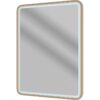 Charlton 600mm Rectangle Front-Lit LED Mirror - Brushed Bronze