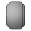 Nokeside 600x900mm Rectangle Mirror - Black
