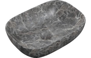 Orchard 460x330mm Ceramic Washbowl - White Marble Effect