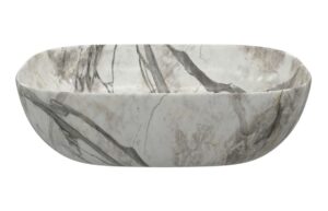Hastings 400mm Ceramic Washbowl - Stone Effect
