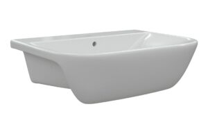 Langley 550x400mm 1TH Basin & Full Pedestal