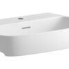 Canterbury 450x320mm 1TH Cloakroom Basin & Brushed Brass Bottle Trap