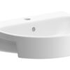 Trent 495x415mm 1TH Semi Recessed Basin