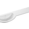 1244mm Slim Round One-Piece Basin & Overflow Ring - Right Hand