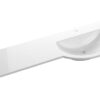 1544mm Slim Round One-Piece Basin & Overflow Ring - Left Hand