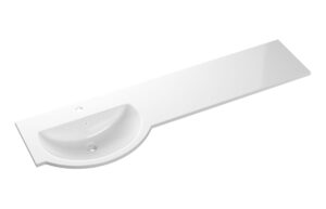 1544mm Standard Round One-Piece Basin & Overflow Ring - Right Hand