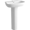 Chells 555x435mm 1TH Semi Recessed Basin
