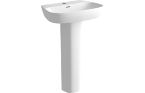 Chells 555x435mm 1TH Semi Recessed Basin