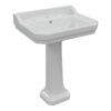 Chells 555x430mm 1TH Basin & Semi Pedestal