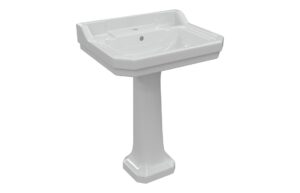 Chells 555x430mm 1TH Basin & Semi Pedestal