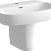 Chells 555x430mm 1TH Basin & Full Pedestal