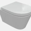 Langley Rimless Wall Hung WC & Soft Close Seat