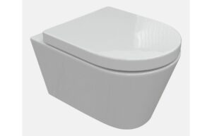 Langley Rimless Wall Hung WC & Soft Close Seat