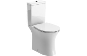 Letchmore Rimless Close Coupled Fully Shrouded WC & Soft Close Seat