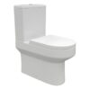 Letchmore Rimless Close Coupled Open Back Comfort Height WC & Soft Close Seat