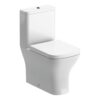 Canterbury Short Projection Close Coupled Fully Shrouded WC & Wrapover Soft Close Seat