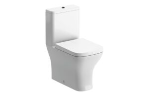 Sandown Rimless Close Coupled Fully Shrouded WC & Soft Close Seat