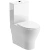 Lonsdale Rimless Short Projection Close Coupled Fully Shrouded WC & Soft Close Seat
