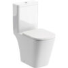 Trent Rimless Close Coupled Fully Shrouded Short Projection WC & Soft Close Seat