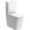 London Close Coupled WC & Soft Close Seat w/Br.Brass Finishes