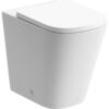 London Back To Wall WC & Soft Close Seat w/Br.Brass Finishes