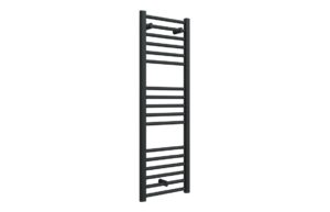 Ashdown Straight 30mm Ladder Radiator (400x1200x30mm) - Matt Black