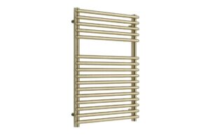 Dove Round Ladder Radiator (500x730x50mm) - Brushed Brass