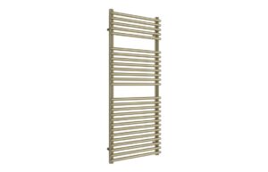 Dove Round Ladder Radiator (500x1190x50mm) - Brushed Brass