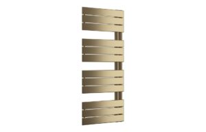 Bragbury Designer Square Ladder Radiator (500x1130x30mm) - Brushed Brass