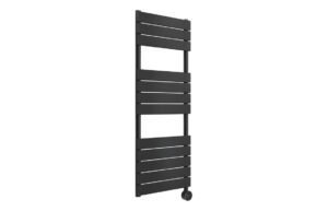 Fairlands Electric Square Ladder Radiator (500x1200x50mm) - Matt Black