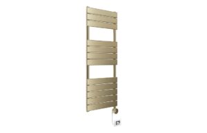 Fairlands Electric Square Ladder Radiator (500x1200x50mm) - Brushed Brass