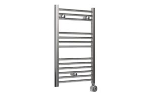Oaklands Electric Straight Ladder Radiator (500x800x50mm) - Chrome