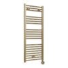 Oaklands Electric Straight Ladder Radiator (500x1200x50mm) - Brushed Brass