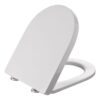 Archer Square Soft Close Toilet Seat - White