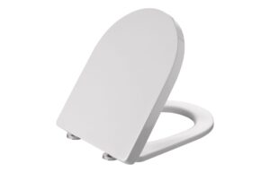 Archer Square Soft Close Toilet Seat - White