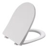 Trent Square Soft Close Toilet Seat (Slim Depth) - White