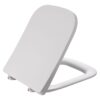 Langley Square Soft Close Toilet Seat (Slim Depth) - White