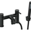 Fulton Bath/Shower Mixer & Bracket - Matt Black