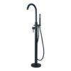 Fulton Floor Standing Bath/Shower Mixer - Matt Black