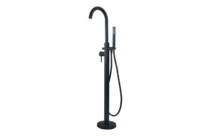 Fulton Floor Standing Bath/Shower Mixer - Matt Black