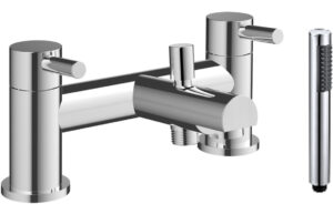 Lyndale Bath/Shower Mixer & Bracket - Chrome