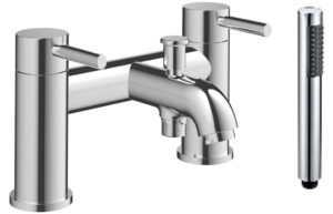 Fulton Bath/Shower Mixer & Bracket - Chrome
