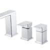 Vema Lys 4-Hole Deck Mounted Bath/Shower Mixer - Chrome