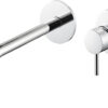 Vema Maira Wall Mounted Basin Mixer - Chrome